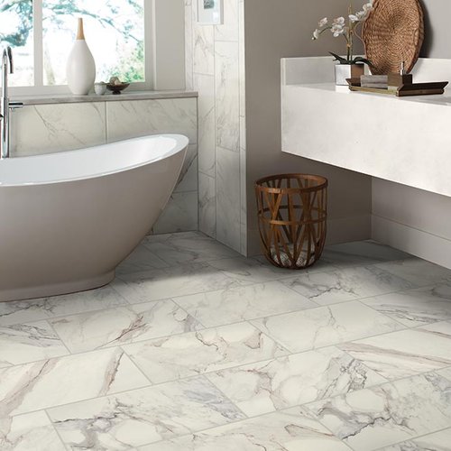 Bathroom Porcelain Marble Tile - Gary Denney Floor Covering & Carpet Warehouse in The Dalles, OR